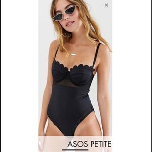 ASOS scallop one piece